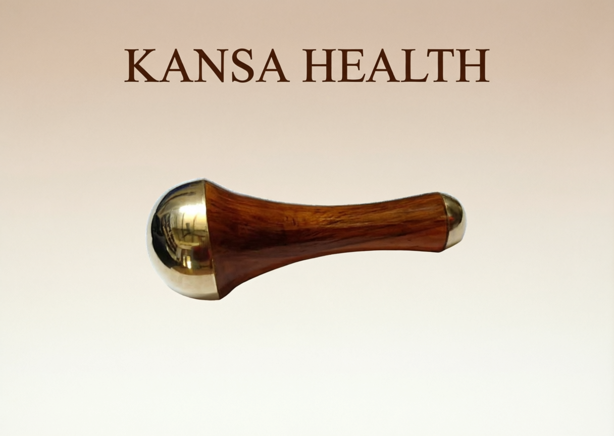Kansa Wand 2 in 1 Face and Eye Massage Tool by Kansa Health