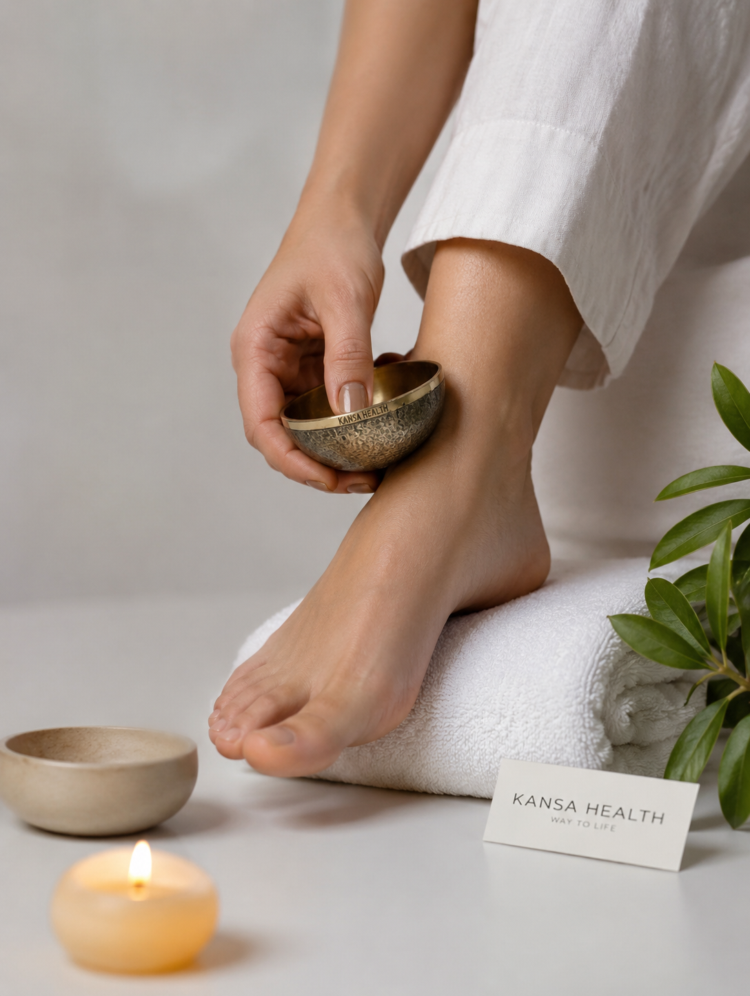 Kansa Vatki Scrub – Bronze Ayurvedic Foot Massager for Relaxation