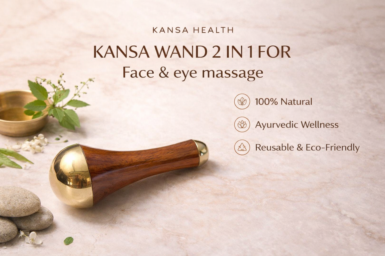 Kansa Face Massage Tool