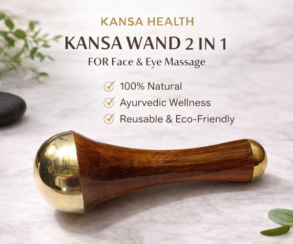 Kansa Wand for Face & Eyes – Benefits & How to Use – Kansa Health INC