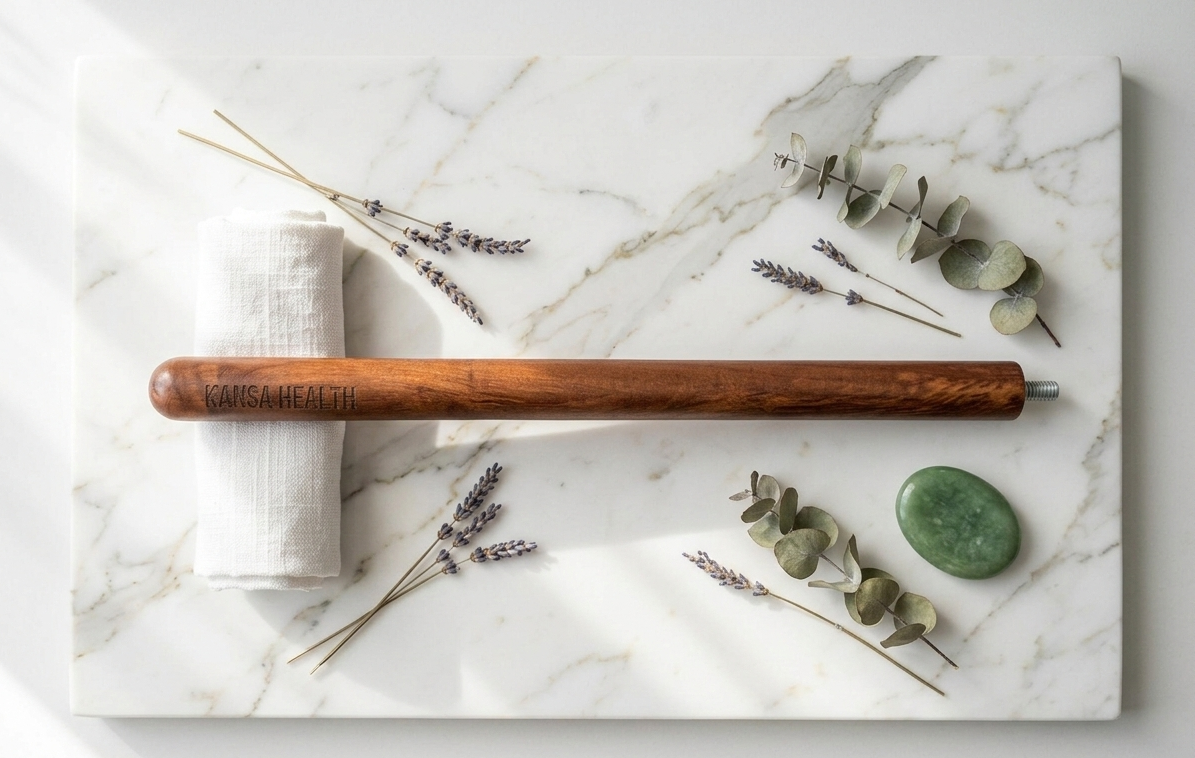 Bamboo Yoga Stick – Wooden Stretching & Mobility Tool for Flexibility