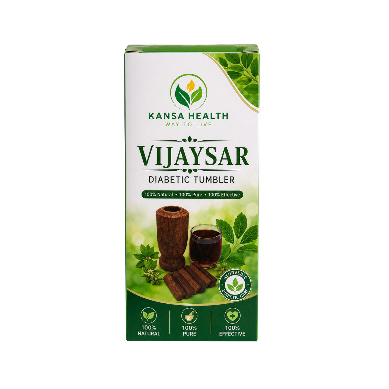 Natural Ayurvedic Wooden Water Cup