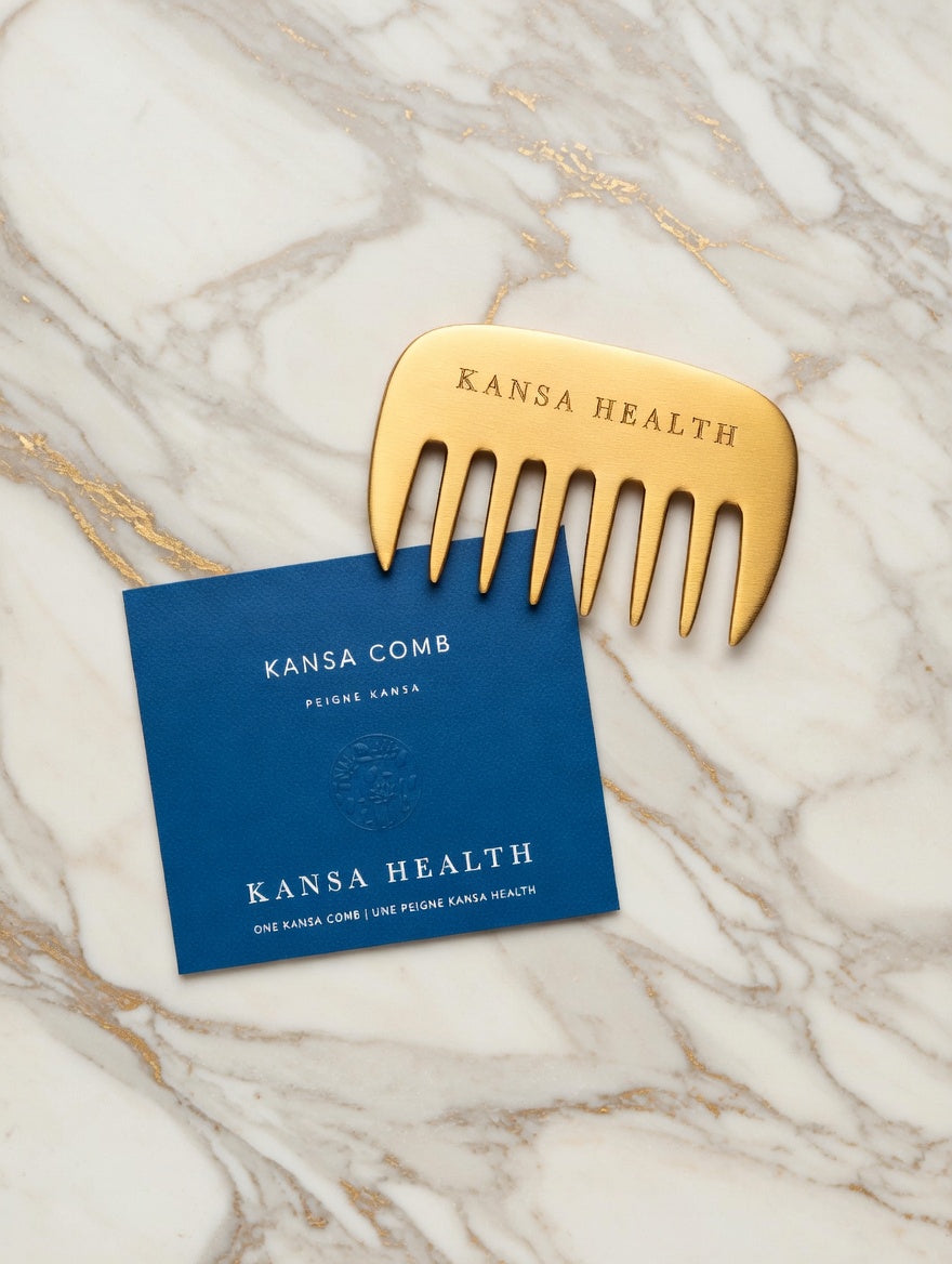 Kansa Head Massage Comb V Shape – Ayurvedic Scalp Massage Tool Guide
