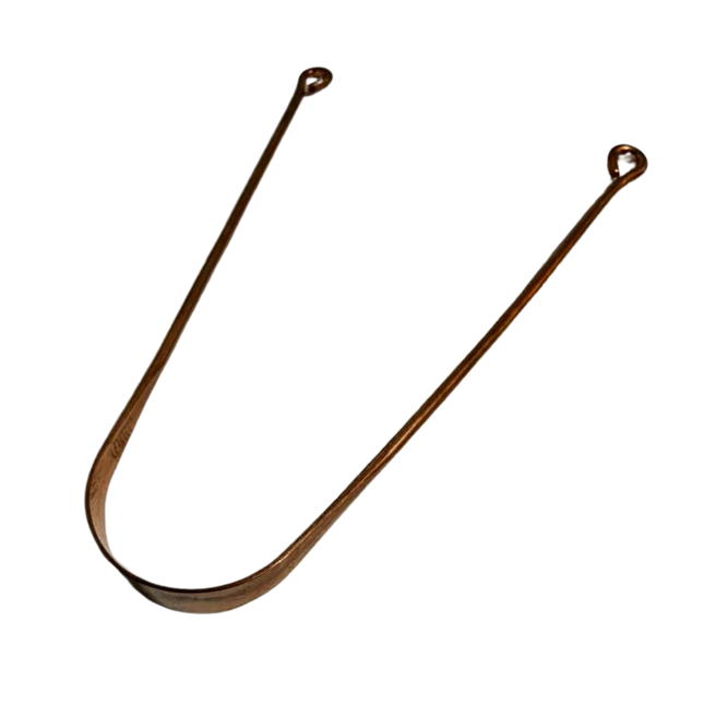 Copper Tongue Cleaner (Mindi) – Ayurvedic Oral Care Tool
