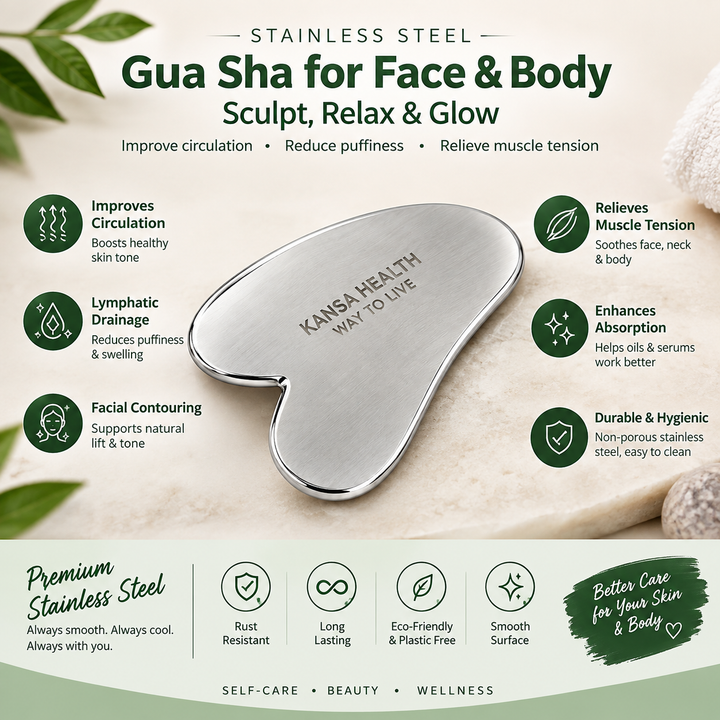 Stainless Steel Gua Sha