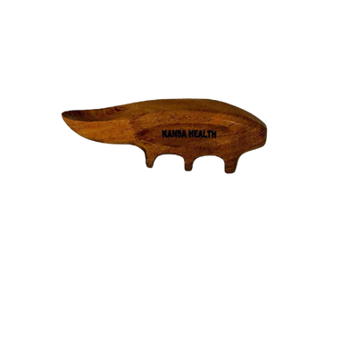 Wooden Thumb Saver by Kansa Health – Deep Tissue & Trigger Point Massager