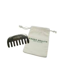 Kansa Bronze Head Massage Comb Ayurvedic Scalp Massager Hair Wellness Tool by Kansa Health