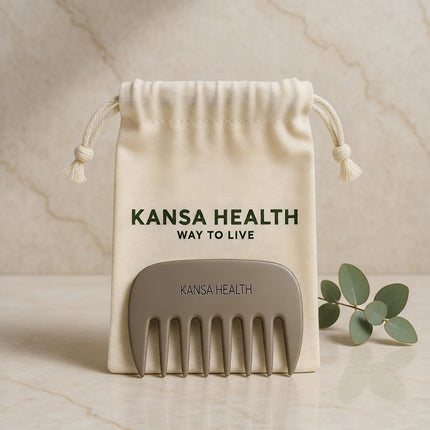 Kansa Head Massage Comb Large Size 9cm Bronze Scalp Massager Tool