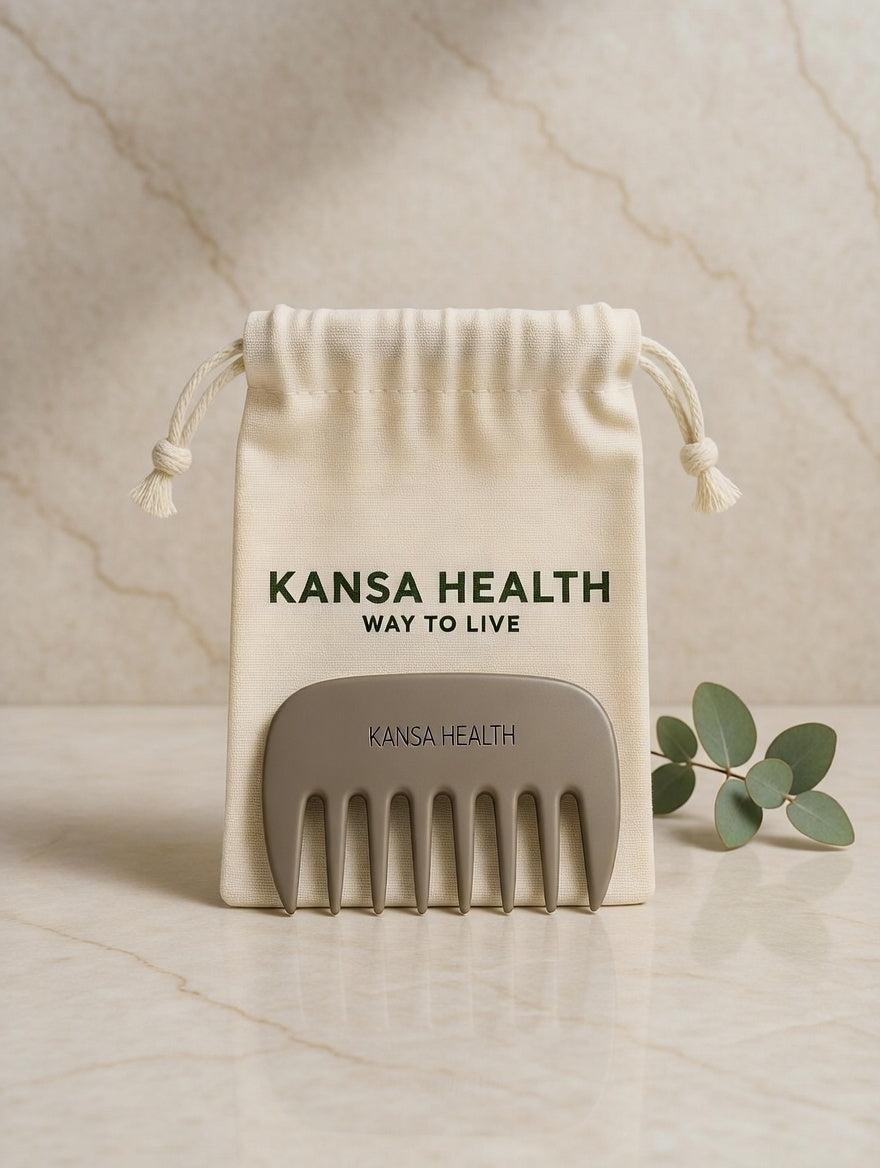 Kansa Head Massage Comb Large Size 9cm Bronze Scalp Massager Tool