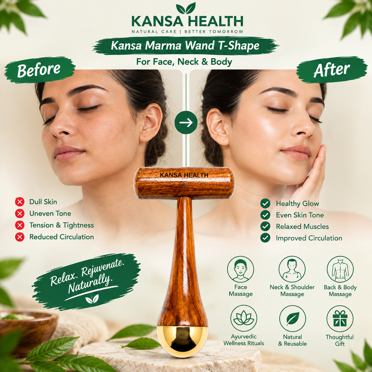 Kansa Marma Wand