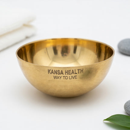 Kansa Vatki bronze Ayurvedic foot massager for detox and relaxation
