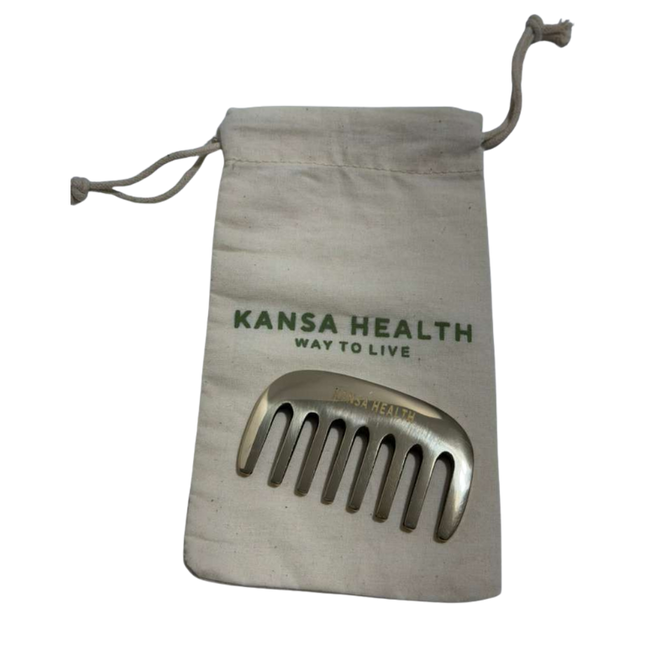 Kansa head massage comb medium