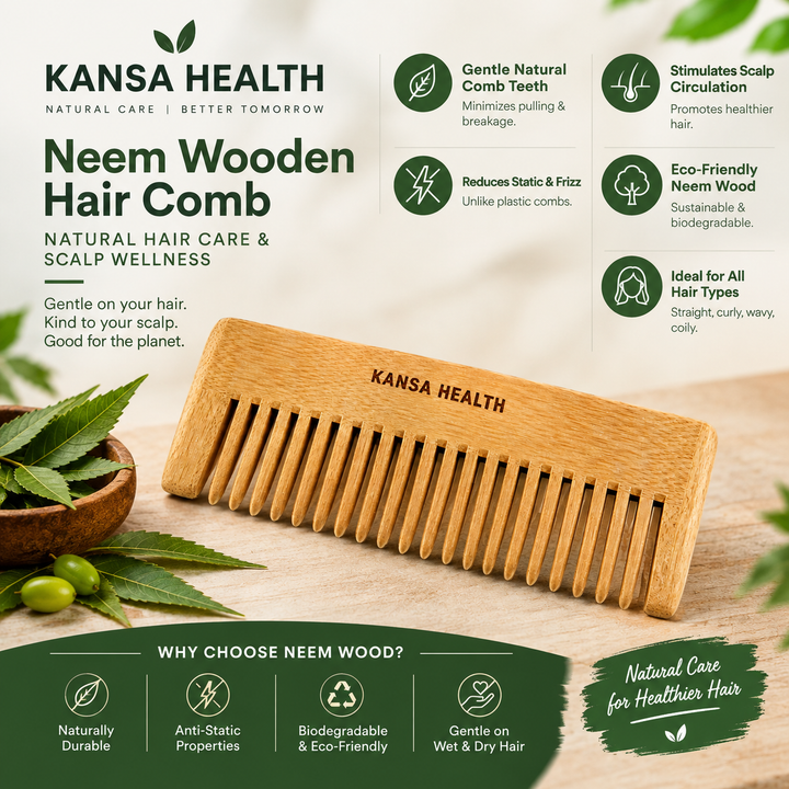Neem Wooden Hair Comb