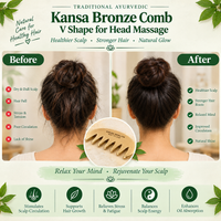 Kansa Head Massage Comb