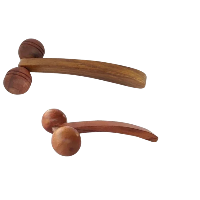 Wooden Facial Roller – Lymphatic Drainage & Skin Toning