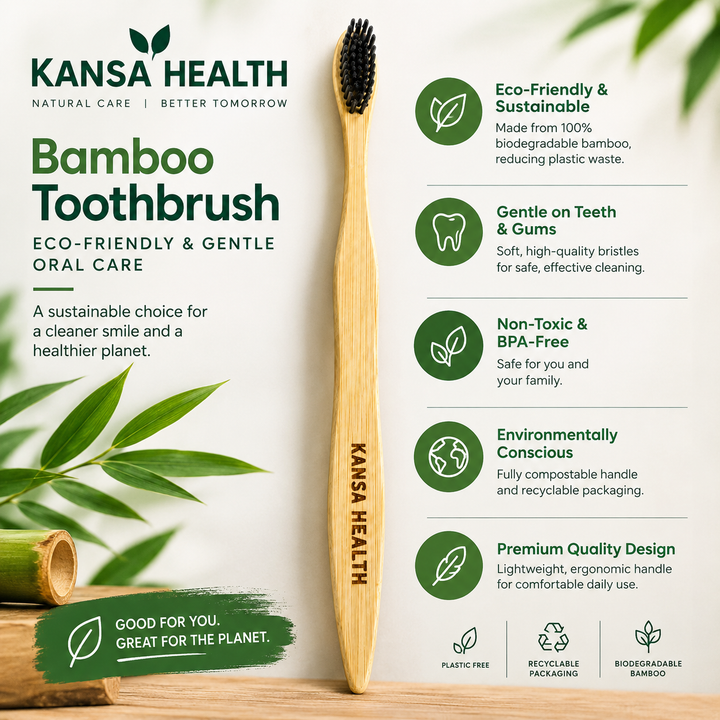 Kansa Health Bamboo Toothbrush