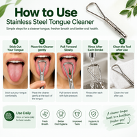 Stainless Steel Tongue Cleaner