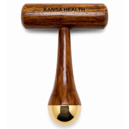 Kansa Marma Wand T-Shape – Ayurvedic Face & Body Massage Tool