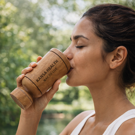 Vijaysar Tumbler Ayurvedic detox and wellness cup