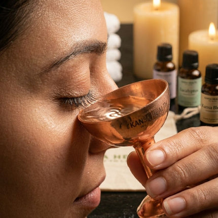 Vaso lavaojos de cobre puro