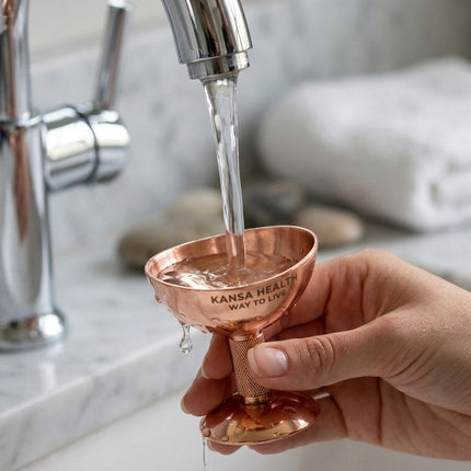 Vaso lavaojos de cobre puro
