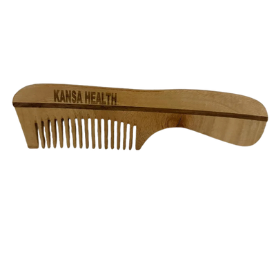 Neem Wooden Hair Comb – Scalp Therapy & Natural Hair Strengthening
