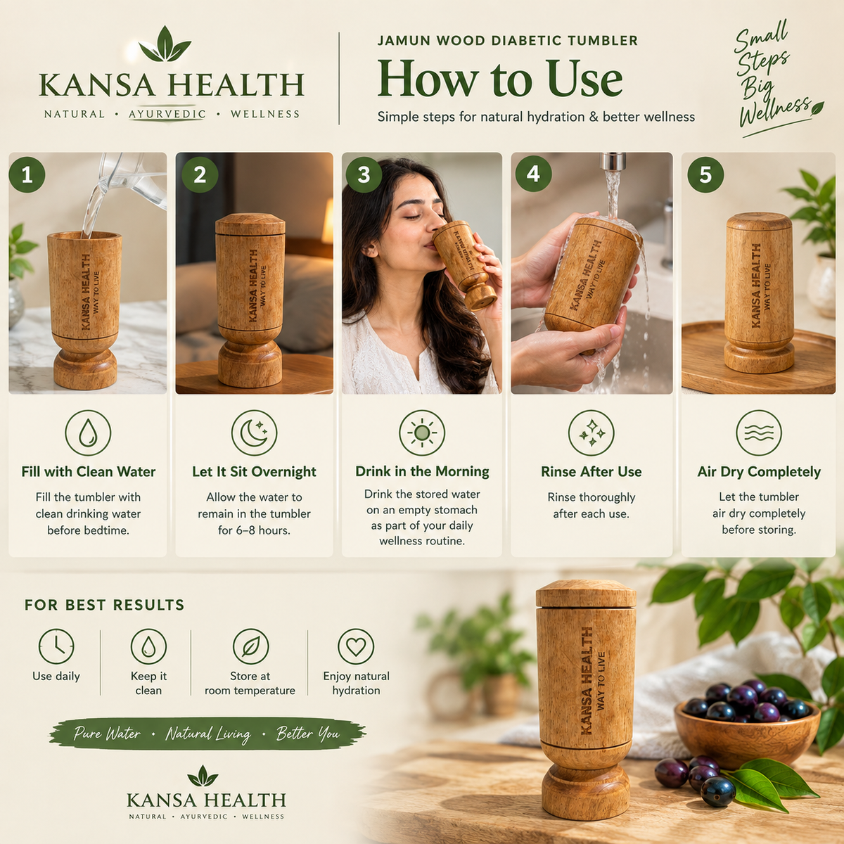Jamun Wood Cup