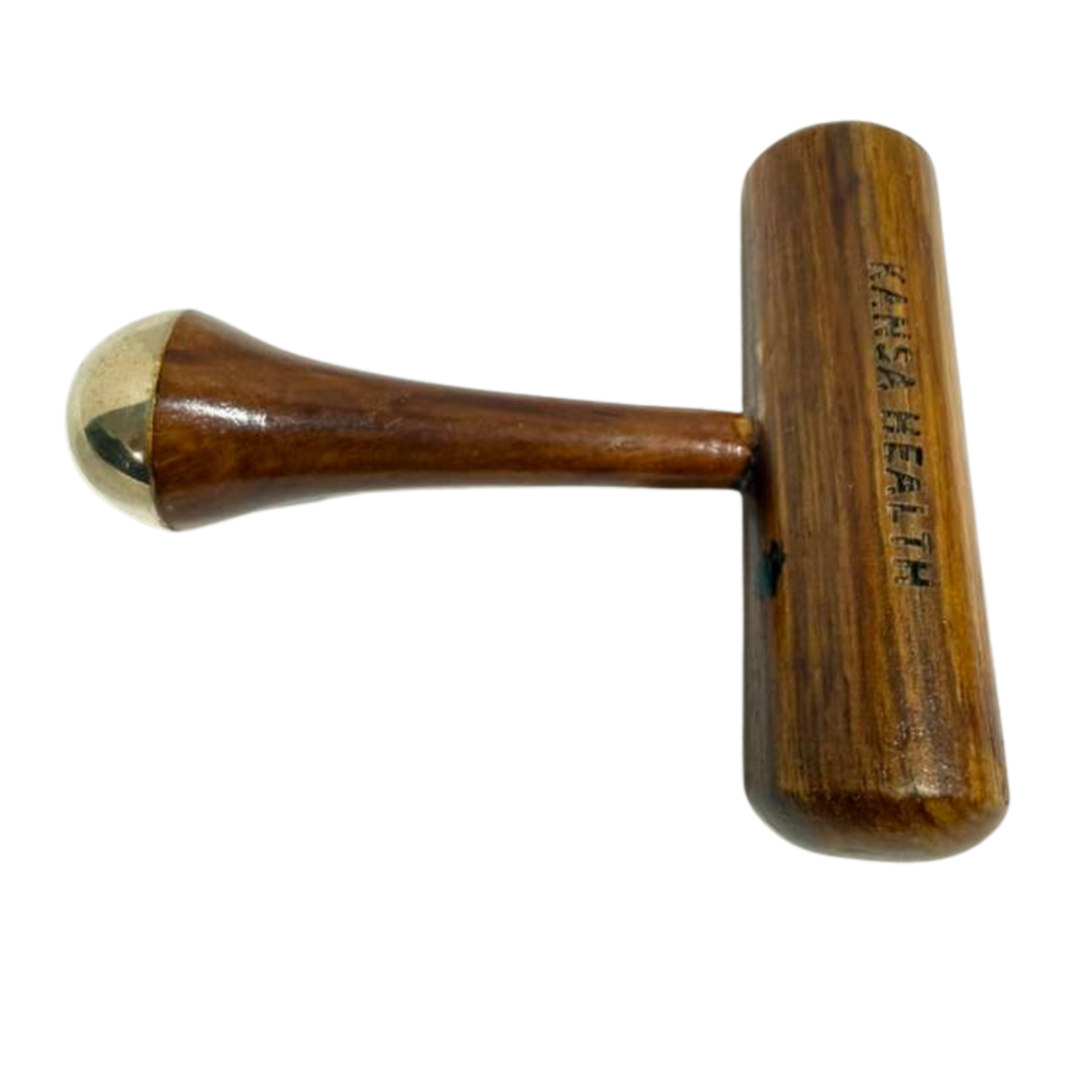 Kansa bronze marma wand T shape Ayurvedic massage tool for face and neck