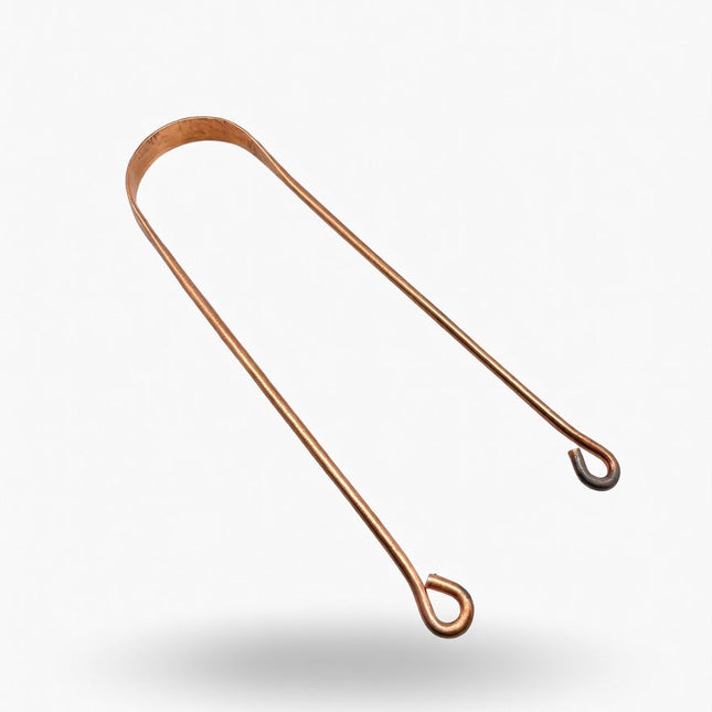 Copper tongue cleaner mindi Ayurvedic oral care tool for daily tongue cleaning