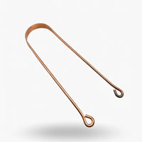 Copper tongue cleaner mindi Ayurvedic oral care tool for daily tongue cleaning