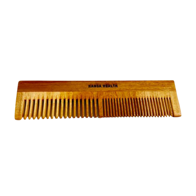 Neem Wooden Hair Comb Large – Natural Scalp & Hair Growth Tool