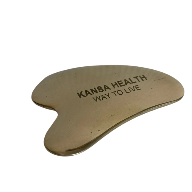 ayurvedic kansa gua sha facial massage