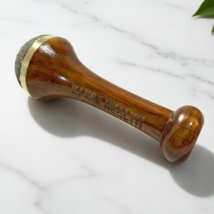 kansa metal foot massage scrub tool for relaxation and exfoliation