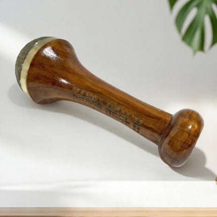 kansa vatki scrub with handle ayurvedic foot massage tool for natural foot care