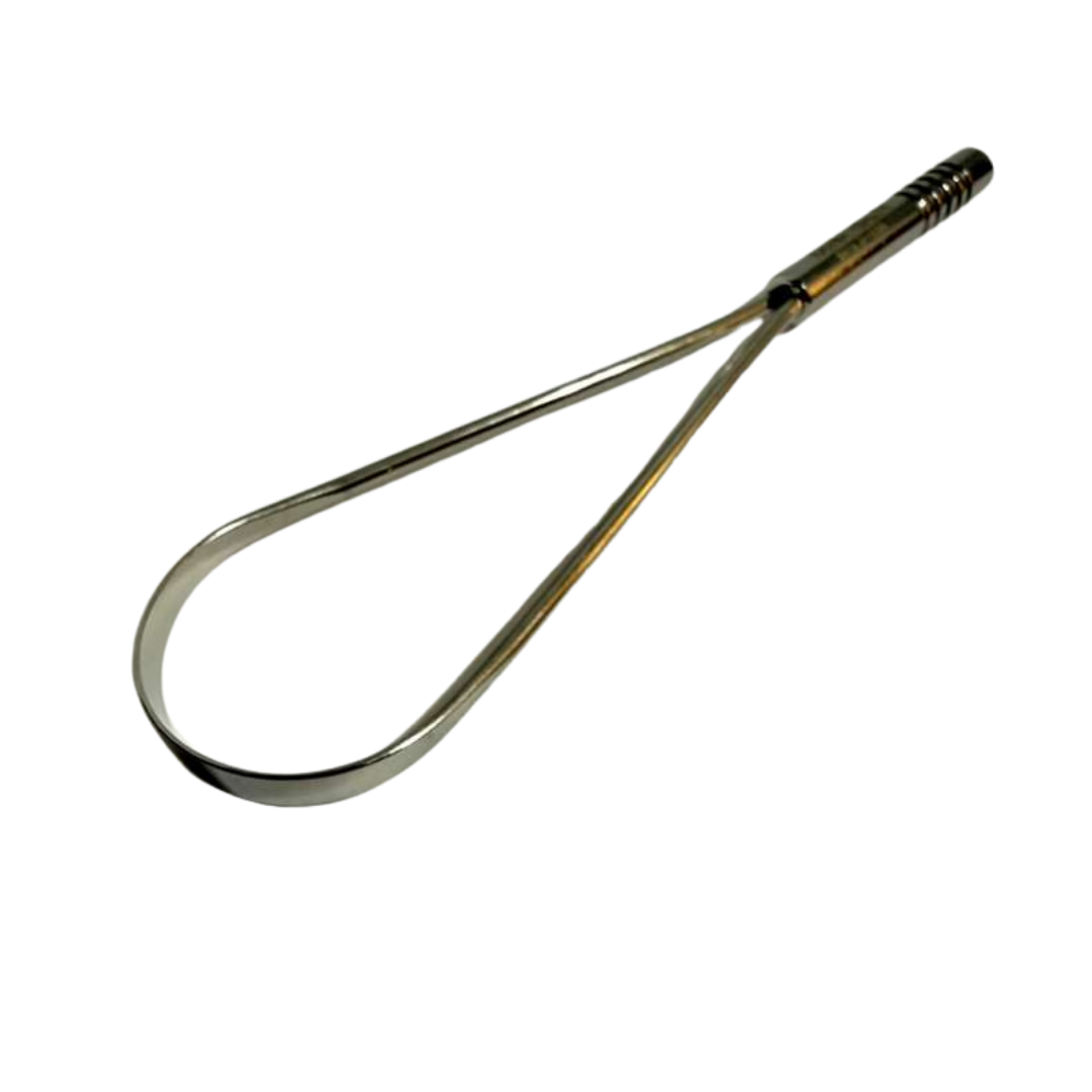 Eco‑Friendly Stainless Steel Tongue Cleaner Oral Care Tool Plastic‑Free Design