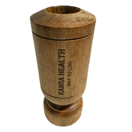 Vijaysar Wooden Tumbler Ayurvedic Diabetes Herbal Water Glass by Kansa Health
