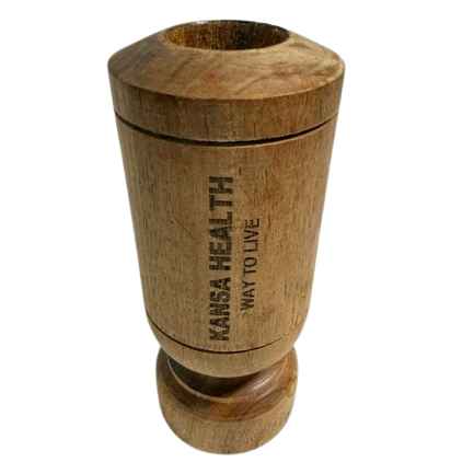 Vijaysar Wooden Tumbler Ayurvedic Diabetes Herbal Water Glass by Kansa Health